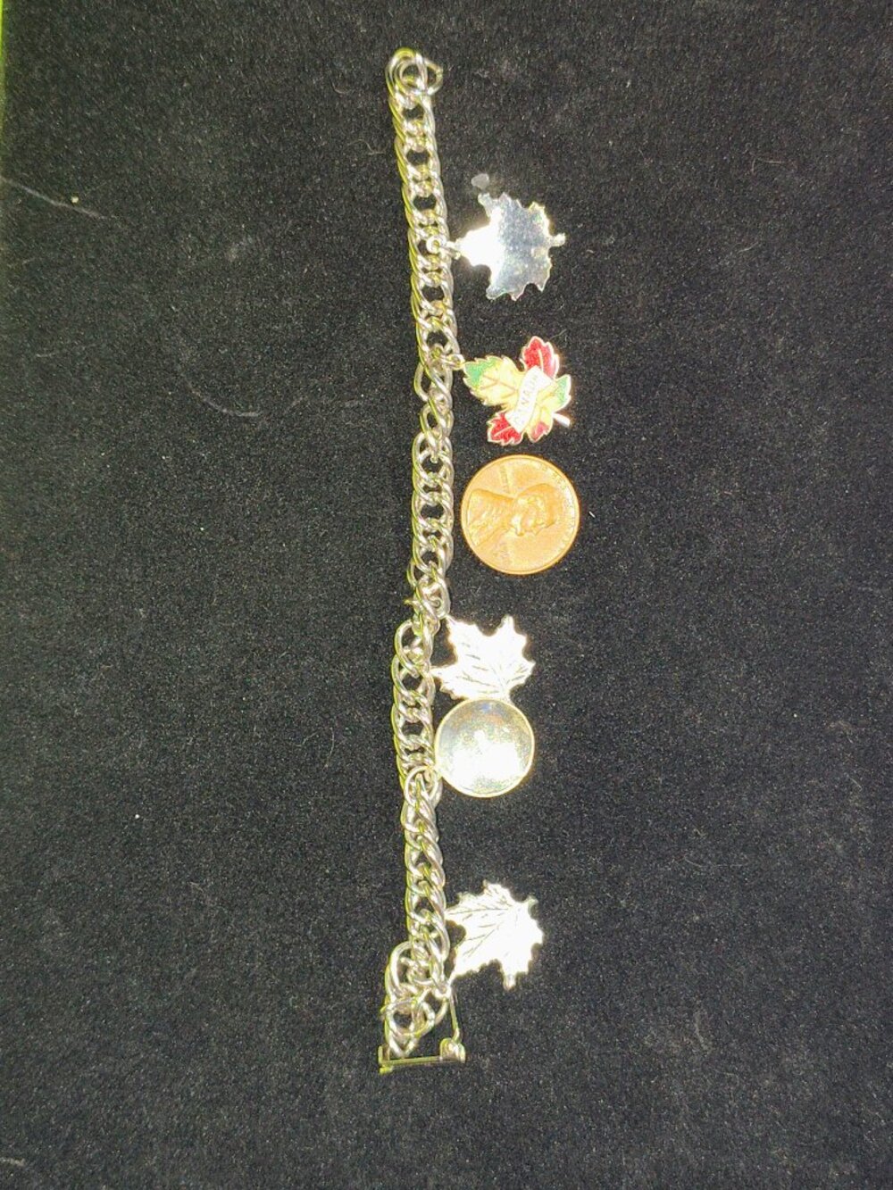 Vintage Souvenir of Canada Charm Bracelet